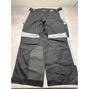 Shift Recon Motocross Racing Pants Mens 42 Black Gray ATV Riding Bike Gear Pad